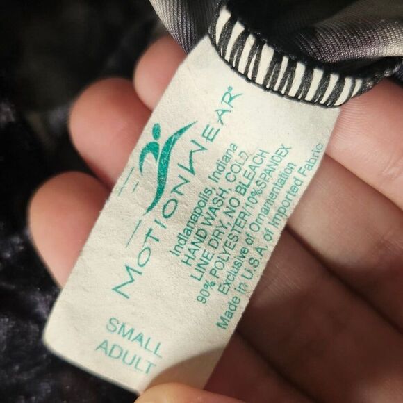 Motionware Gymnastics Leotard Velvet Small Adult - Picture 8 of 8